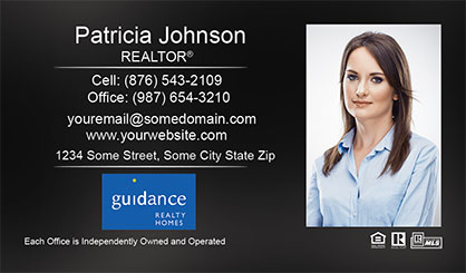 Guidance-Realty-Business-Card-Core-With-Full-Photo-TH60-P2-L1-D3-Black