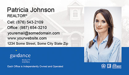 Guidance-Realty-Business-Card-Core-With-Full-Photo-TH68-P2-L1-D3-Blue-White-Others