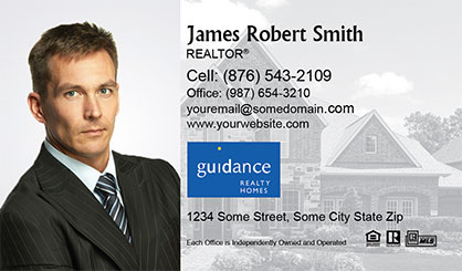 Guidance-Realty-Business-Card-Core-With-Full-Photo-TH73-P1-L1-D1-White-Others