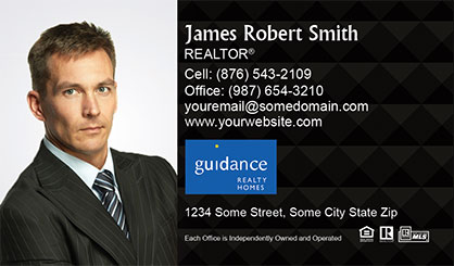 Guidance-Realty-Business-Card-Core-With-Full-Photo-TH74-P1-L1-D3-Black-Others