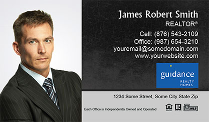Guidance-Realty-Business-Card-Core-With-Full-Photo-TH75-P1-L1-D1-Black-Others