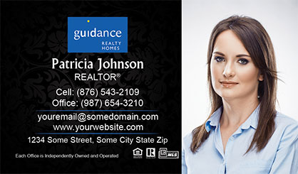Guidance-Realty-Business-Card-Core-With-Full-Photo-TH77-P2-L1-D3-Black-Others