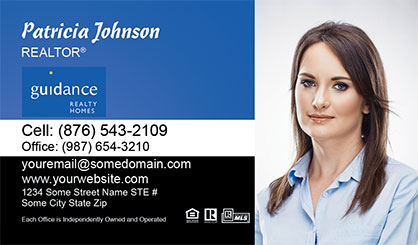 Guidance-Realty-Business-Card-Core-With-Full-Photo-TH79-P2-L1-D3-Black-Blue-White