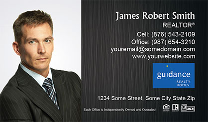 Guidance-Realty-Business-Card-Core-With-Full-Photo-TH83-P1-L1-D3-Black-Others