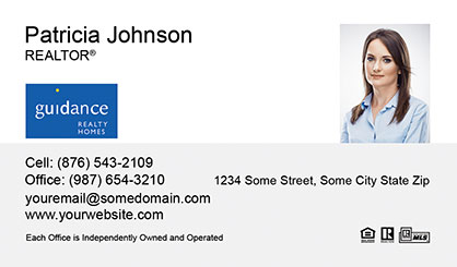 Guidance-Realty-Business-Card-Core-With-Small-Photo-TH51-P2-L1-D1-White-Others