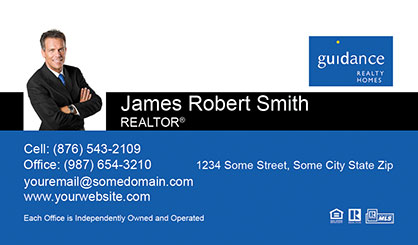 Guidance-Realty-Business-Card-Core-With-Small-Photo-TH52-P1-L1-D3-Blue-Black-White