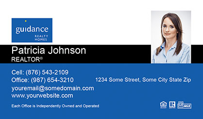 Guidance-Realty-Business-Card-Core-With-Small-Photo-TH52-P2-L1-D3-Blue-Black-White