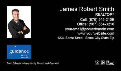 Guidance-Realty-Business-Card-Core-With-Small-Photo-TH55-P1-L1-D3-Black