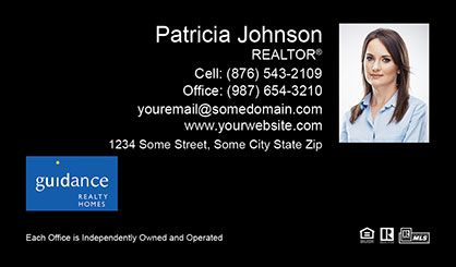 Guidance-Realty-Business-Card-Core-With-Small-Photo-TH55-P2-L1-D3-Black