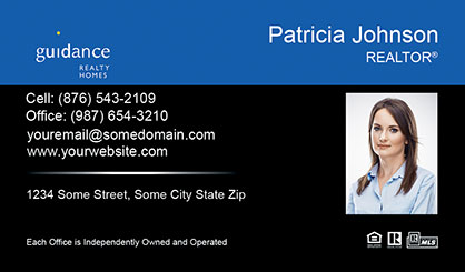 Guidance-Realty-Business-Card-Core-With-Small-Photo-TH60-P2-L1-D3-Blue-Black