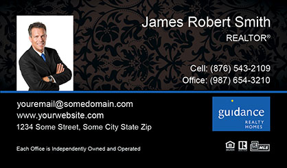Guidance-Realty-Business-Card-Core-With-Small-Photo-TH61-P1-L1-D3-Blue-Black-Others
