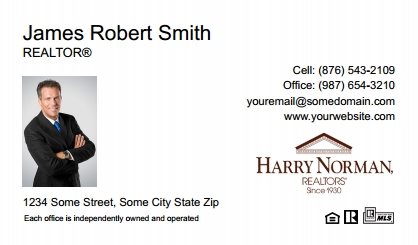 Harry-Norman-Business-Card-Compact-With-Small-Photo-TH21W-P1-L1-D1-White