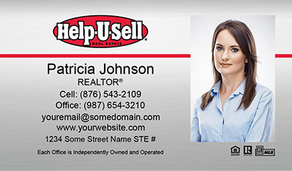 Help-U-Sell-Business-Card-Core-With-Full-Photo-TH63-P2-L1-D1-Red-White-Others