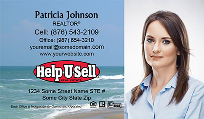 Help-U-Sell-Business-Card-Core-With-Full-Photo-TH72-P2-L1-D1-Beaches-And-Sky