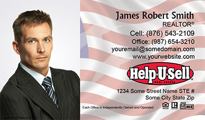 Help-U-Sell-Business-Card-Core-With-Full-Photo-TH82-P1-L1-D1-Flag