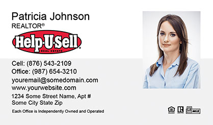 Help-U-Sell-Business-Card-Core-With-Medium-Photo-TH51-P2-L1-D1-White-Others