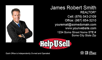 Help-U-Sell-Business-Card-Core-With-Medium-Photo-TH55-P1-L1-D3-Black