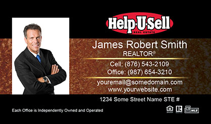 Help-U-Sell-Business-Card-Core-With-Medium-Photo-TH60-P1-L1-D3-Black-Others