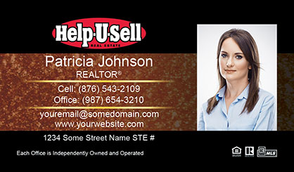 Help-U-Sell-Business-Card-Core-With-Medium-Photo-TH60-P2-L1-D3-Black-Others