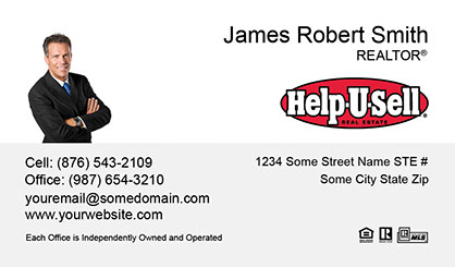 Help-U-Sell-Business-Card-Core-With-Small-Photo-TH51-P1-L1-D1-White-Others