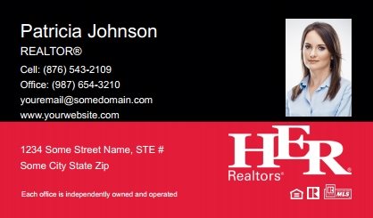 Her-Realtors-Business-Card-Compact-With-Small-Photo-TH23C-P2-L3-D3-Red-Black