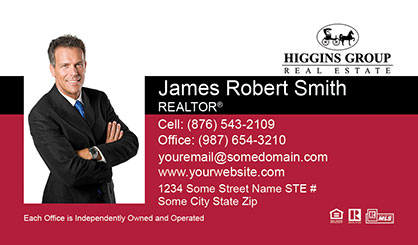 Higgins-Group-Business-Card-Core-With-Full-Photo-TH52-P1-L1-D3-Red-Black-White