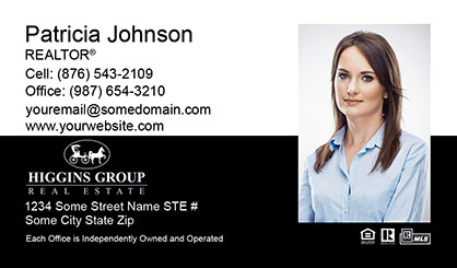 Higgins-Group-Business-Card-Core-With-Full-Photo-TH53-P2-L3-D3-Black-White