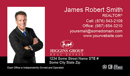 Higgins-Group-Business-Card-Core-With-Full-Photo-TH54-P1-L3-D3-Red-Black
