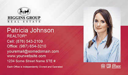 Higgins-Group-Business-Card-Core-With-Full-Photo-TH62-P2-L1-D3-Red-White-Others