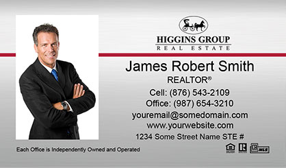 Higgins-Group-Business-Card-Core-With-Full-Photo-TH63-P1-L1-D1-Red-White-Others