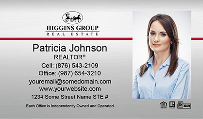 Higgins-Group-Business-Card-Core-With-Full-Photo-TH63-P2-L1-D1-Red-White-Others