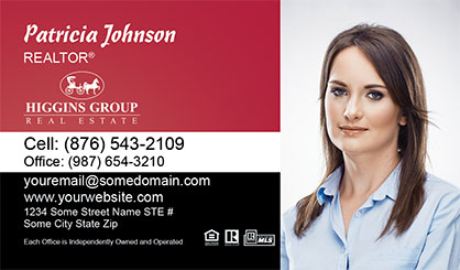 Higgins-Group-Business-Card-Core-With-Full-Photo-TH79-P2-L3-D3-Black-Red-White