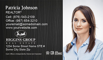 Higgins-Group-Business-Card-Core-With-Full-Photo-TH83-P2-L3-D3-Black-Others