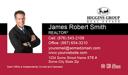Higgins-Group-Business-Card-Core-With-Medium-Photo-TH52-P1-L1-D3-Red-Black-White