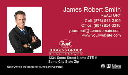 Higgins-Group-Business-Card-Core-With-Medium-Photo-TH54-P1-L3-D3-Red-Black