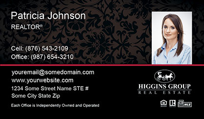 Higgins-Group-Business-Card-Core-With-Small-Photo-TH61-P2-L3-D3-Red-Black-Others