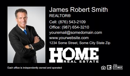 Home Real Estate Business Card Labels HRE-BCL-001