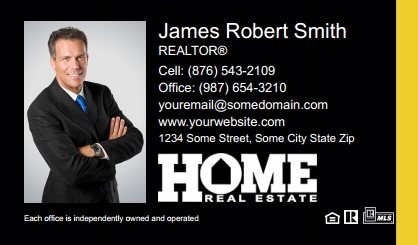 Home Real Estate Business Card Labels HRE-BCL-002