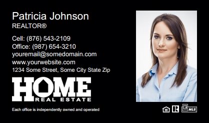 Home Real Estate Business Card Labels HRE-BCL-007