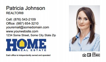 Home Real Estate Business Card Labels HRE-BCL-009
