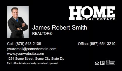 Home-Real-Estate-Business-Card-Compact-With-Small-Photo-TH14B-P1-L3-D3-Black