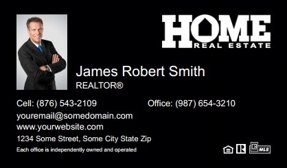 Home-Real-Estate-Business-Card-Compact-With-Small-Photo-TH15B-P1-L3-D3-Black