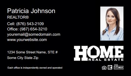 Home-Real-Estate-Business-Card-Compact-With-Small-Photo-TH23B-P2-L3-D3-Black