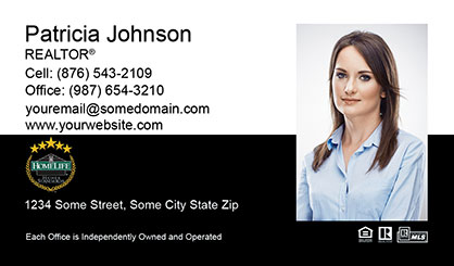 HomeLife-Business-Card-Core-With-Full-Photo-TH53-P2-L3-D3-Black-White