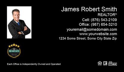HomeLife-Business-Card-Core-With-Small-Photo-TH55-P1-L3-D3-Black