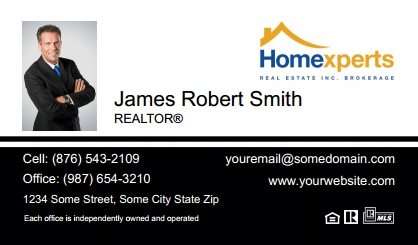 Homeexperts-Canada-Business-Card-Compact-With-Small-Photo-T2-TH23BW-P1-L1-D3-Black-White