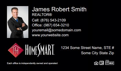 Homesmart-Business-Card-Compact-With-Small-Photo-TH04B-P1-L3-D3-Black