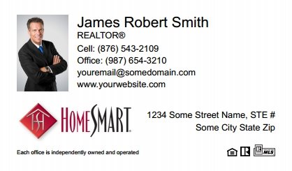 Homesmart-Business-Card-Compact-With-Small-Photo-TH04W-P1-L1-D1-White
