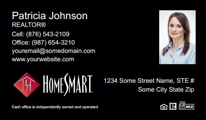Homesmart-Business-Card-Compact-With-Small-Photo-TH05B-P2-L3-D3-Black