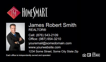Homesmart-Business-Card-Compact-With-Small-Photo-TH12B-P1-L3-D3-Black